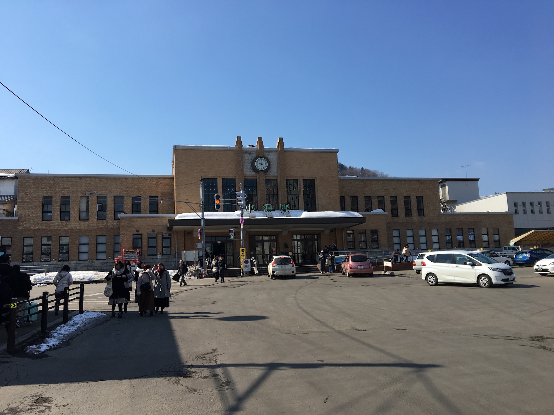 小樽駅周辺もすっかり春めいてきました！
