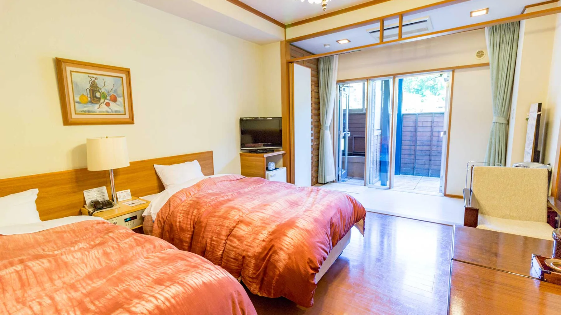 露天風呂付き客室 洋室