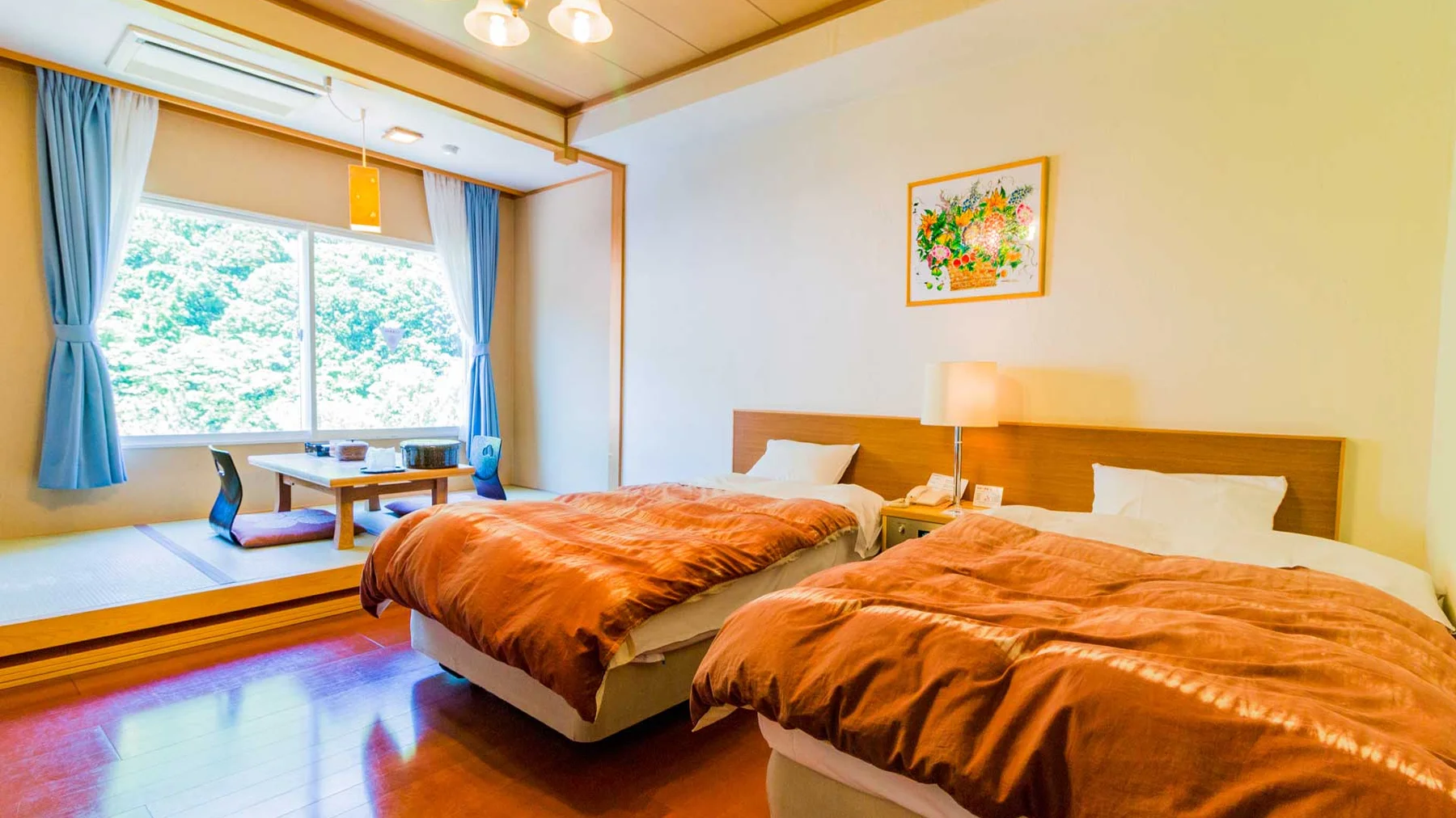 露天風呂付き客室 洋室・石造り浴槽